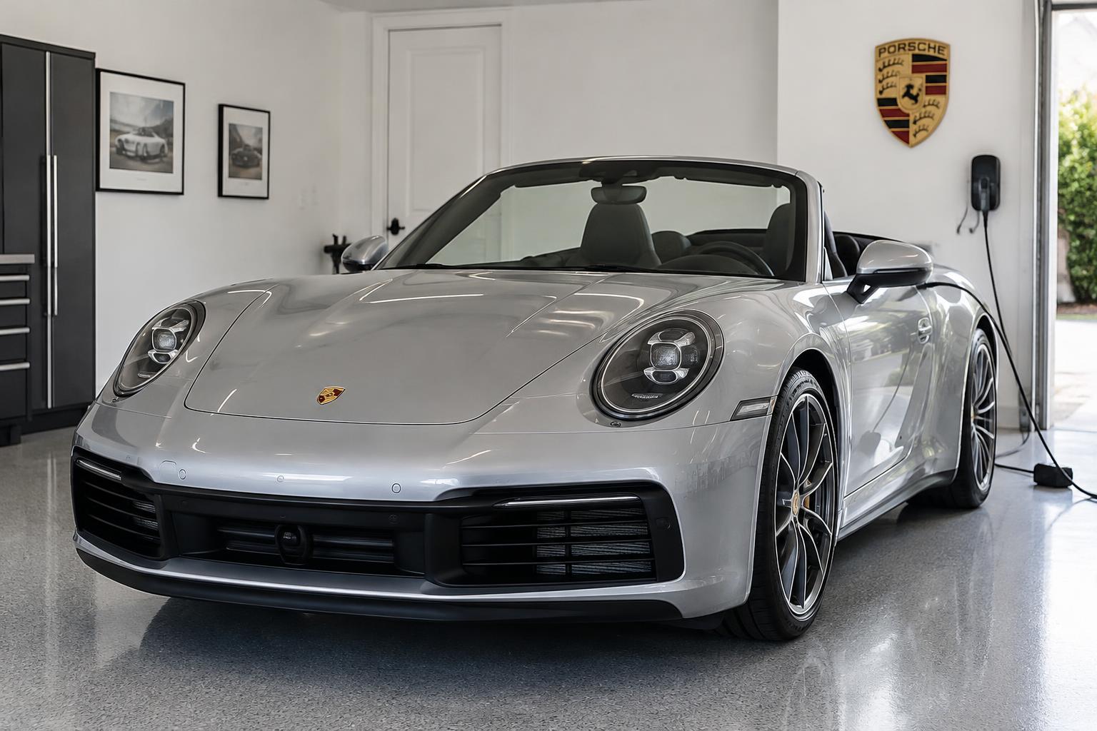 Porsche 911 Cabriolet — detailed, tender connected, ready for use